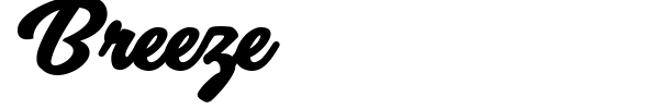 Breeze font preview